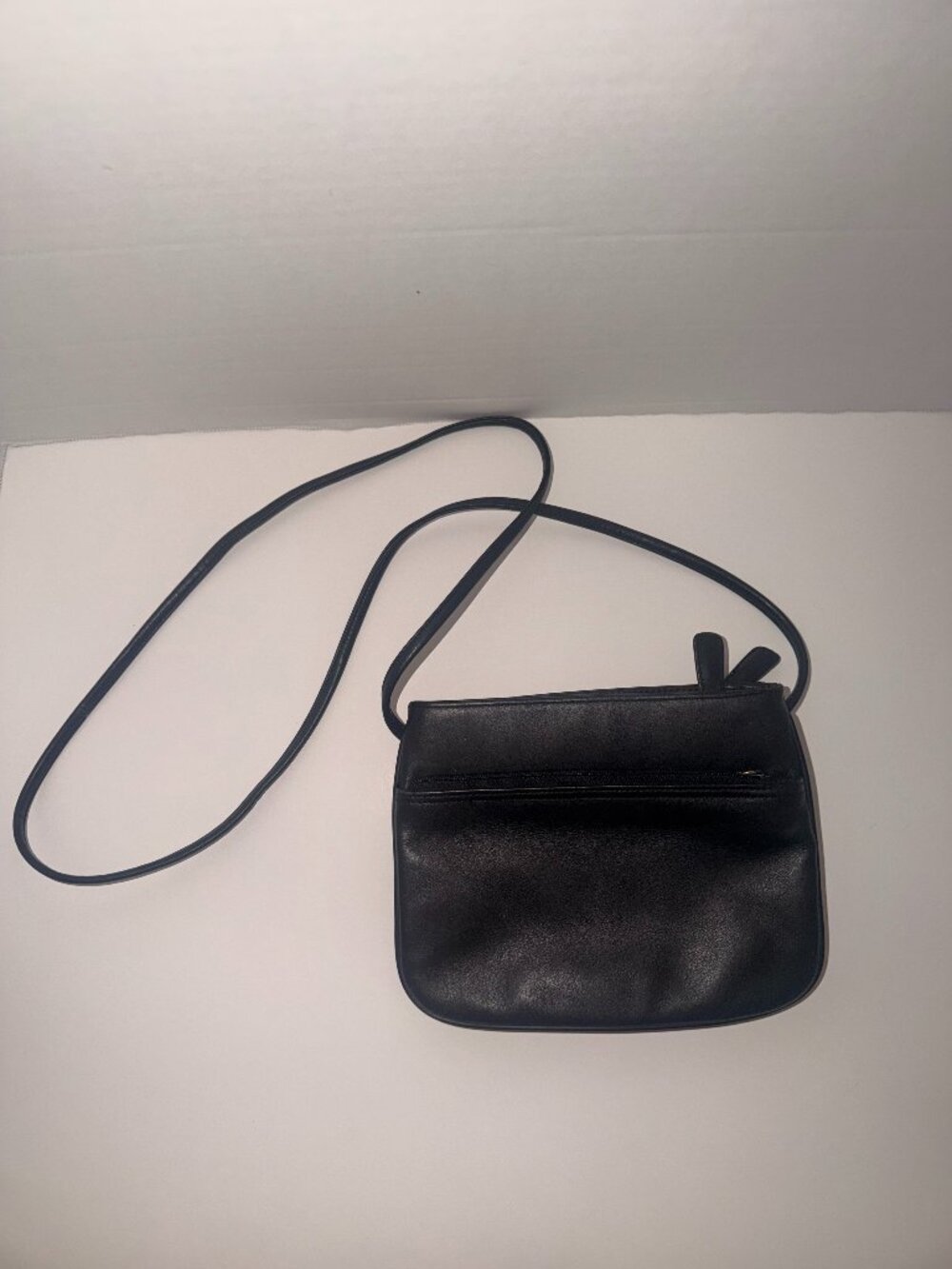 Giani Bernini Black Leather Small Crossbody Bag